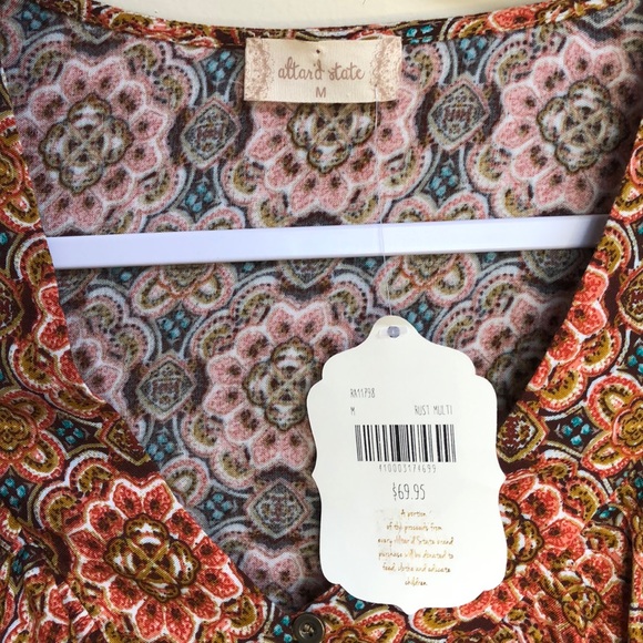 Altar’d State Peasant Ruffle Top - Picture 5 of 6